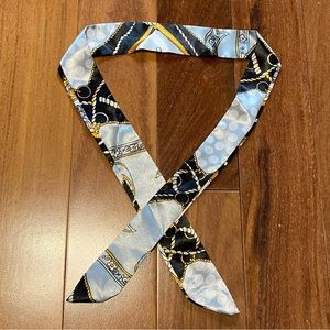 Twilly Scarf - skinny scarf handbag tie